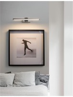 Nad obrazy/zrcadla - NV 9117302 Nástěnné svítidlo nad obrazy MARNELL kov barvy nikl a akryl LED 12W 230V 3000K IP20 - NOVA LUCE