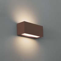 Nástěnná - CEN RVCO-E27 Venkovní nástěnné svítidlo REVERSO E27 corten IP65 - CENTURY