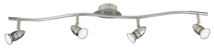Bodová - FAN SPOT-SUNNY-4 Spotové svítidlo SPOT LED SUNNY nikl 4xGU10 LED 5 W 400 LM 2700 K 94,1 x 11x 16 cm - FANEUROPE - foto 1