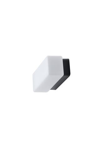 Hranatá - OS FLO67775 FLORA 1 stropní/nástěnné skleněné svítidlo černá / bílá IP43 4000 K 7W LED - OSMONT - foto 1