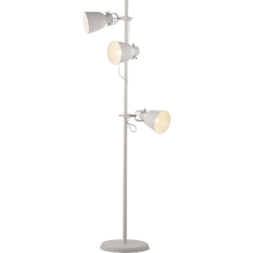 Stojací lampy - FAN I-LEGEND-PT3 BCO Stojací lampa Piantana Legend, bílé/niklové, 3 x E27, 50 x 166 cm - FANEUROPE - foto 1