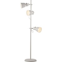 Stojací lampy - FAN I-LEGEND-PT3 BCO Stojací lampa Piantana Legend, bílé/niklové, 3 x E27, 50 x 166 cm - FANEUROPE