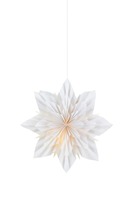 Interiérové dekorace - MAR 705836 Neela bílá závěsná hvězda 45 cm - Markslöjd
