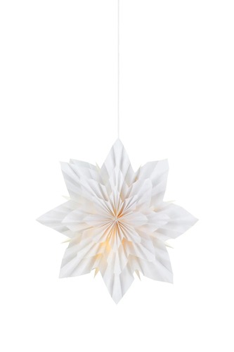 Interiérové dekorace - MAR 705836 Neela bílá závěsná hvězda 45 cm - Markslöjd - foto 1