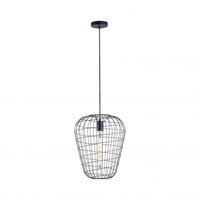 Dekorativní - LD 15836-18 FABIO Závěsné svítidlo, černá, retro, moderní design - LEUCHTEN DIREKT / JUST LIGHT
