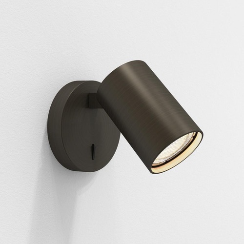 Bodová - AST 1286009 Svítidlo nástěnné pro čtení Ascoli Single s vypínačem 6W GU10 bronz - ASTRO Lighting - foto 1