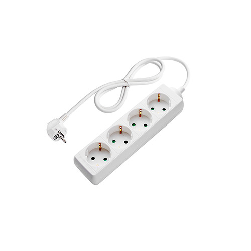 Zásuvky a adaptéry - Napájecí lišta 4 zásuvky - foto 1