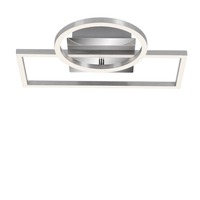 Hranatá - BRI 3108018 LED rám 38 cm 12W 1200lm chrom (starý kód: BRI 3108-018) - BRILONER