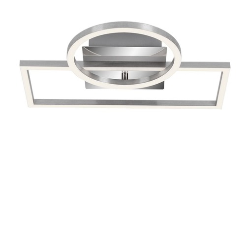 Hranatá - BRI 3108018 LED rám 38 cm 12W 1200lm chrom (starý kód: BRI 3108-018) - BRILONER - foto 1