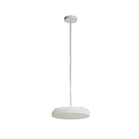 Kruhová - OS CAR60000 CARINA P1 závěsné skleněné svítidlo bílá IP40 3000 K 26W LED - OSMONT