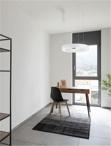 Kruhová - NV 9345638 Závěsné svítidlo MORBIDO bílý hliník a akryl LED 50W 230V 2700K - 4000K IP20 vč. dálkového ovládání stmívatelné Tuya - NOVA LUCE - foto 1