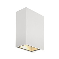 Nástěnná - LA 232441 Nástěnné svítidlo QUAD XL 2, hranaté, bílé, LED, 2x3,2 W, 3000K - BIG WHITE (SLV)