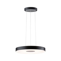 Kruhová - P 79517 LED závěsné svítidlo 3-krokové-stmívatelné Puric Pane 2700K 1./ 1.22W černá/šedá stmívatelné - PAULMANN