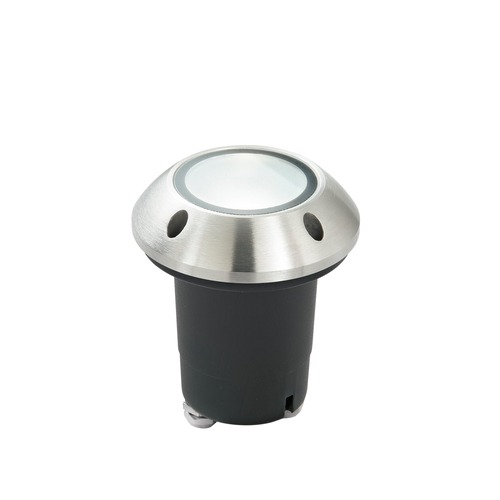 Zapuštěná - FAN I-HUMMER-UP Pojízdné svítidlo Faro Carrabile Hummer Inox, stříbrné, 1 x GU10, 10,5 x 10,5 x 14,4 cm, IP67 - FANEUROPE - foto 1