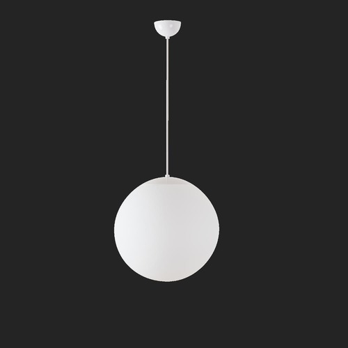 Nouzové osvětlení - OS ADR68340 ADRIA S3 závěsné skleněné svítidlo bílá IP40 3000 K 27W LED nouzové kombinované 1 h (původní kód OS 68340) - OSMONT - foto 1