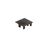 Krytky pro Al profily - IMPR 988150 Deko-Light profil koncovka - Combo nacvakávací plochá koncovka, 2515 + V5-U-2510, černá, 1 ks
