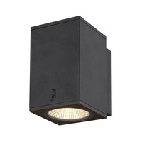 Nástěnná - LA 1003417 ENOLA SQUARE M single venkovní LED nástěnné přisazené svítidlo antracit - BIG WHITE (SLV)