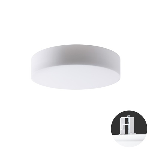 Koupelnová - OS ERI67656 ERIS V4 stropní/nástěnné skleněné polovestavné svítidlo bílá IP44 4000 K 35W LED DALI - OSMONT - foto 1