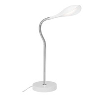 Stolní lampy pracovní - BRILO 7505-016 LED stolní lampa, 40 cm, 4,5 W, bílé - BRILO