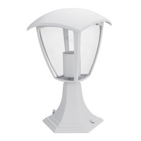 LED zahradní světla - Stojanová lampa Matt White 1xE27