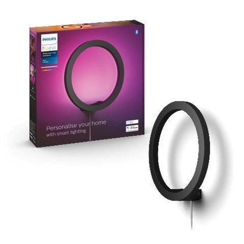 SmartHome Paul Neuhaus - PH 8719514343382 Hue Bluetooth LED White and Color Ambiance Nástěnné svítidlo Philips Sana 8719514343382 20W 1400lm 2000-6500K RGB IP20 24V černé, stmívatelné - PHILIPS (929003052901) - foto 1