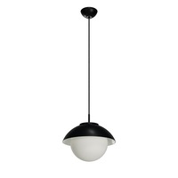 Koule - OS LUK60526 LUKIDA ST2 závěsné skleněné svítidlo černá / bílá IP40 4000 K 20W LED - OSMONT