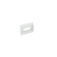 Zapuštěná - FAN LED-HELP-503 Zápustné svítidlo nouzové LED HELP bílá, polykarbonát, 1 W, 80 lm, 4000 K, 3 h-80 lm, 6,7 x 10,7 x 3,24 cm - FANEUROPE