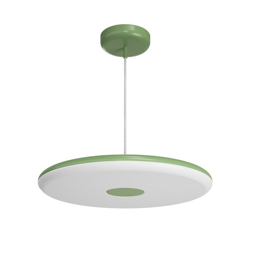 Kruhová - OS ZET60068 ZETA ST2 FP závěsné plastové svítidlo zelená / bílá IP40 3000 K 38W LED - OSMONT - foto 1