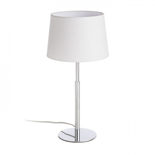 Stolní lampy dekorační - RED R11986X VÝPRODEJ VZORKU - BROADWAY stolní bílá chrom 230V E27 42W - RED - DESIGN RENDL - foto 1