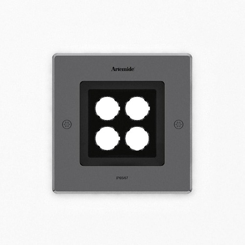 Zapuštěná - AR T4064NSPW00 Ego 150 downlight čtverec 5° 3000K Inox IK09 - ARTEMIDE - foto 1