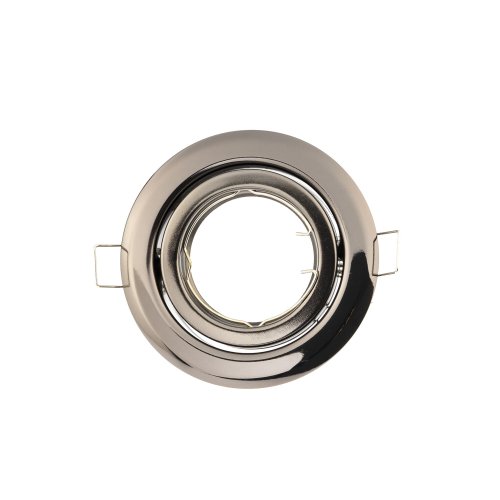 Vestavná bodová svítidla - Podhledový rámeček R55-GM černý chrom - foto 1