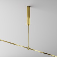Lištové Magnetic Maytoni Flarity - M TRA159C-BB1-BS Stropní upevnění pro trafo 385 mm 24V hliník mosaz Flarity - MAYTONI