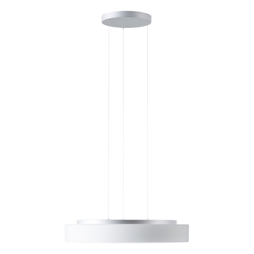 Kruhová - OS ELS72492 ELSA LE16 závěsné skleněné svítidlo stříbrná / bílá IP40 3000 K 35W LED - OSMONT - foto 1