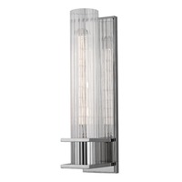 Dekorativní - HVLG 1001-PN-CE Nástěnné svítidlo SPERRY ocel/sklo nikl/čirá E27 1x75W - HUDSON VALLEY