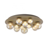 Dekorativní - PN 6588-97 LED stropní svítidlo PURE Popup, bronzová, stmívatelné, dálkový ovladač, paměťová funkce 2200-5000K - PAUL NEUHAUS