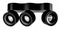 Bodová - IMPR 348210 Deko-Light stropní přisazené svítidlo Uni Triple 220-240V AC/50-60Hz 30,00 W 3000 K 2150 lm 324 mm tmavě černá RAL 9005