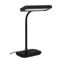 Stolní lampy pracovní - BRILO 7488-015 LED stolní lampa, 44 cm, 7,5 W, černá - BRILO