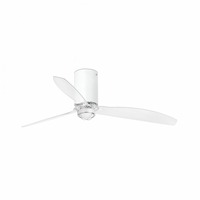 Ventilátory - FARO 32039-9 MINI TUBE FAN M LED, bílá/transparentní, stropní LED ventilátor s DC motorem - FARO