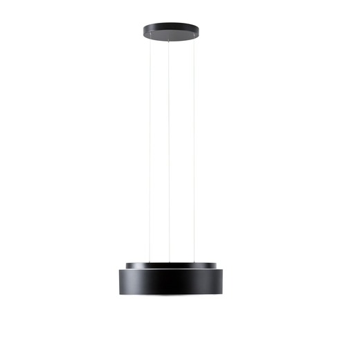 Kruhová - OS ERI67401 ERIS LEC3 závěsné skleněné svítidlo černá / bílo - černá IP40 3000 K 27W LED DALI (původní kód OS 67401) - OSMONT - foto 1