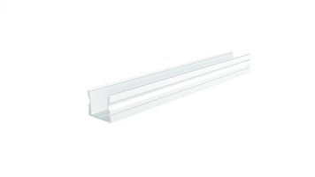 Al profily k přisazení - IMPR 970145 AU-02-12 vysoký U-profil pro 12 - 13,3 mm LED pásek matná bílá - LIGHT IMPRESSIONS