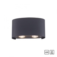 Nástěnná - PN 9487-13 CARLO LED nástěnná lampa, 4 bodové, antracit, venkovní i vnitřní, dekorativní 3000K - PAUL NEUHAUS