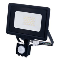LED reflektory - LED SMD Floodlight Black City Line se snímačem PIR