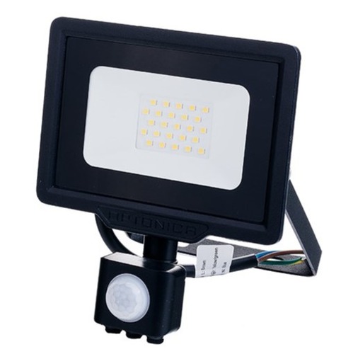 LED reflektory - LED SMD Floodlight Black City Line se snímačem PIR - foto 1