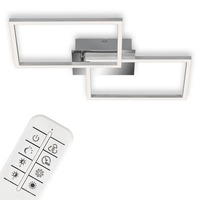 Hranatá - BRILO 3149018 LED CCT rám 50 cm 2x15W 1650lm chrom (starý kód: BRILO 3149-018) - BRILO