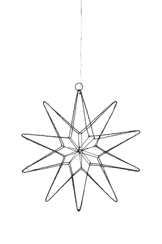 Interiérové dekorace - MAR 705749 Gleam černá závěsná hvězda - Markslöjd - foto 1