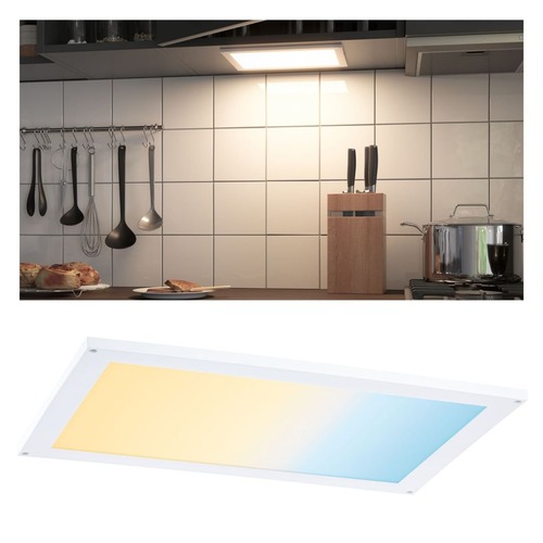 Clever Connect - P 99951 Nábytkové svítidlo Clever Connect Panel Flad bílá mat 12V 6W měnitelná bílá 2.700-6.500K - PAULMANN - foto 1