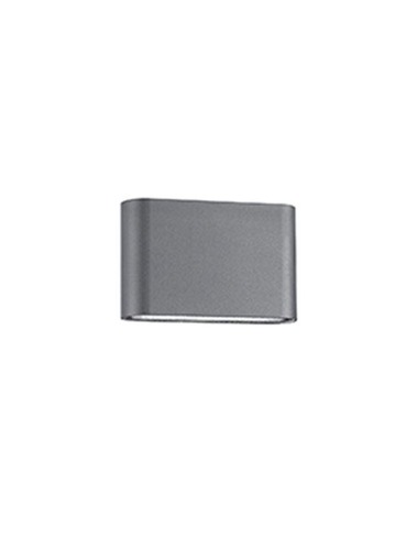 Nástěnná - NV 740404 Venkovní nástěnné svítidlo SOHO tmavě šedý hliník skleněný difuzor LED 2x5W 3000K 220-240V 2x60st. IP54 světlo nahoru a dolů - NOVA LUCE - foto 1