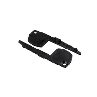 Difuzory a koncovky - Pár koncovek profilu ST2-C černé