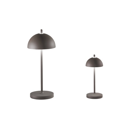 Na stůl - FAN LED-PARTY-L-BRO Nabíjecí venkovní svítidlo PARTY LED dobíjecí 2,5 W TOUCH DIMM 3000 K IP54 baterie 4000 mAh USB nabíjení magnetická 1,2 m - FANEUROPE - foto 1