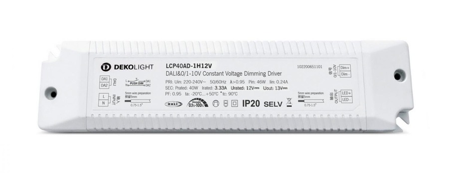 Stabilizované napětí - IMPR 862253 Deko-Light napájení (CV, DC) stmívatelné - BASIC, DIM, CV, LCP40AD-1H12V - foto 1